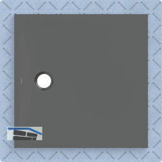 DUF CF30 integr. 90x90cm graphit