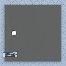 DUF CF30 integr. 120x120cm graphit