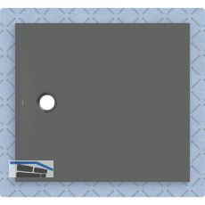 DUF CF30 integr. 110x100cm graphit