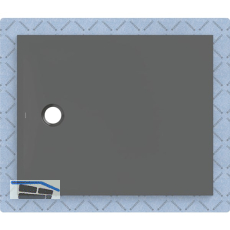 DUF CF30 integr. 110x90cm graphit