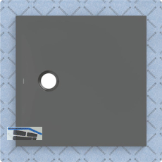 DUF CF30 integr. 80x80cm graphit