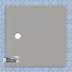 DUF CF30 integr. 100x100cm grau