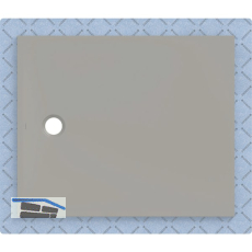 DUF CF30 integr. 120x100cm grau