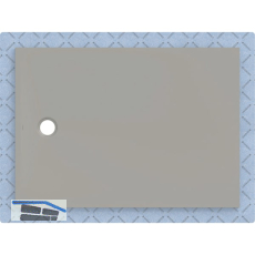 DUF CF30 integr. 140x100cm grau