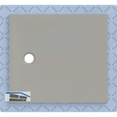 DUF CF30 integr. 100x90cm grau