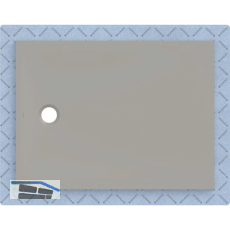 DUF CF30 integr. 120x90cm grau