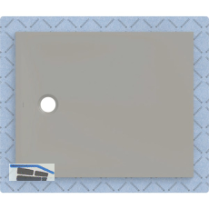 DUF CF30 integr. 110x90cm grau