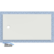 DUF CF30 integr. 170x90cm weiss