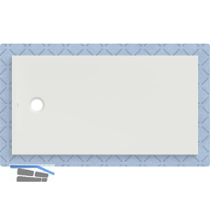 DUF CF30 integr. 150x80cm weiss