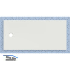 DUF CF30 integr. 170x80cm weiss