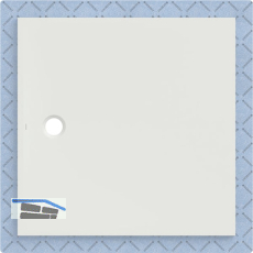 DUF CF30 integr. 120x120cm weiss