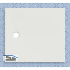 DUF CF30 integr. 110x100cm weiss