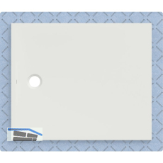 DUF CF30 integr. 120x100cm weiss