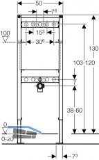 Geberit Duofix Montageelement fr