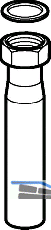 Geberit PE Anschlussstutzen d 50-1 1/4"