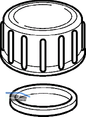 Geberit PE Verschlusskappe d 56mm