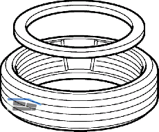 Geberit Reduzierung 1 1/2"x1 1/4"