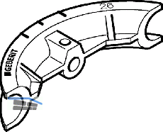 Geberit Mepla Biegematrize f d 26 690908