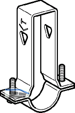 Geberit Rohrschelle zu Tragschiene
