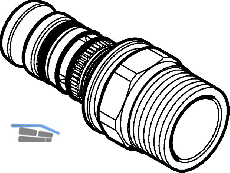 Geberit Mepla bergang d 26mmx1/2"AG