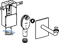 Geberit UP Siphon f.Waschtisch mit