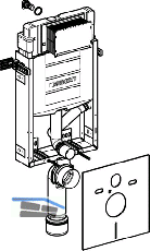 Geberit Kombifix Montageelement f WC