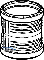 Geberit Doppelsteckmuffe PP-MD d40