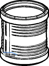 Geberit berschiebemuffe PP-MD d110