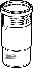 Geberit Langmuffe PP-MD d40