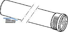 Geberit Rohr PP-MD d32x1000 1 Muffe