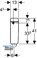 Geberit Splkasten AP127 tiefhngend