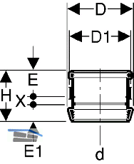 Geberit Silent-db20 Doppelsteck-Fixmuffe