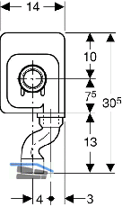 Geberit Urinal-Absaugsiphon fr