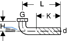 Geberit PE Anschlussbogen d 50-1 1/2"