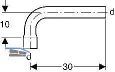 Geberit Splrohr-Bogenverlngerung
