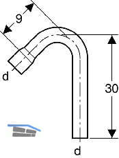 Geberit Splrohr-Bogenverlngerung