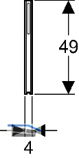 Geberit Kombifix Fusttze f. Kombifix