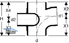 Geberit Silent-db20 Schachtabzweiger re