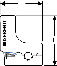 Geberit Mepla Schutzbox fr