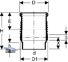 Geberit Silent-db20 Langmuffe
