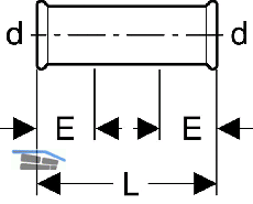 Geberit Mapress C-Stahl Schiebemuffe