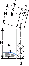Geberit Mapress Edelstahl Passbogen