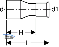 Geberit Mapress C-Stahl Reduktionsstck