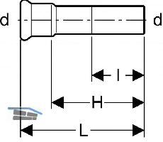 Geberit Mapress Edelstahl Gas bergang