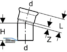 Geberit Mapress Edelstahl Bogen