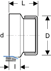 Geberit Silent-db20 Enddeckel