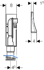 Geberit UP Siphon f WM m UP-Kasten