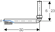 Geberit WT UP Siphon Verlngerung