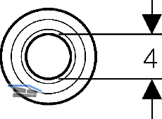 Geberit Rosette d40 241508