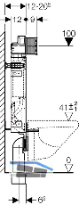 Geberit Kombifix Montageelement f WC